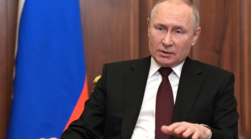 Владимир Путин заявил о начале специальной военной операции в Донбассе Владимир Путин заявил о начале специальной военной операции в Донбассе