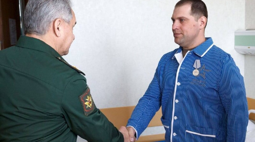 Омича наградили медалью «За отвагу»