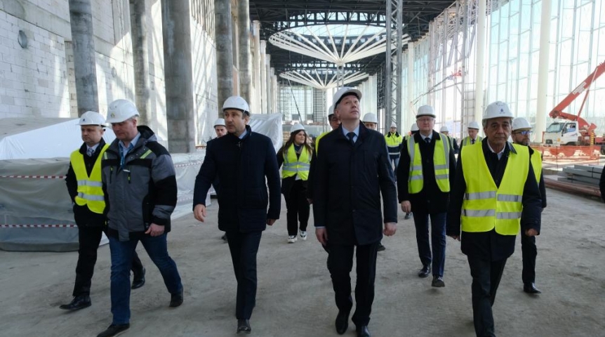 Реконструкция новосибирского аэровокзального комплекса Толмачево ведется по графику Реконструкция новосибирского аэровокзального комплекса Толмачево ведется по графику