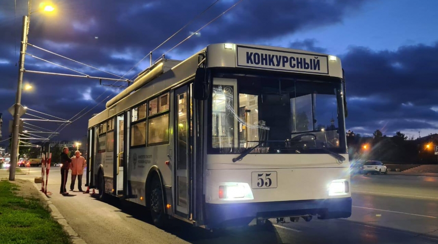Общество В центре Омска пройдет открытый конкурс среди водителей троллейбусов