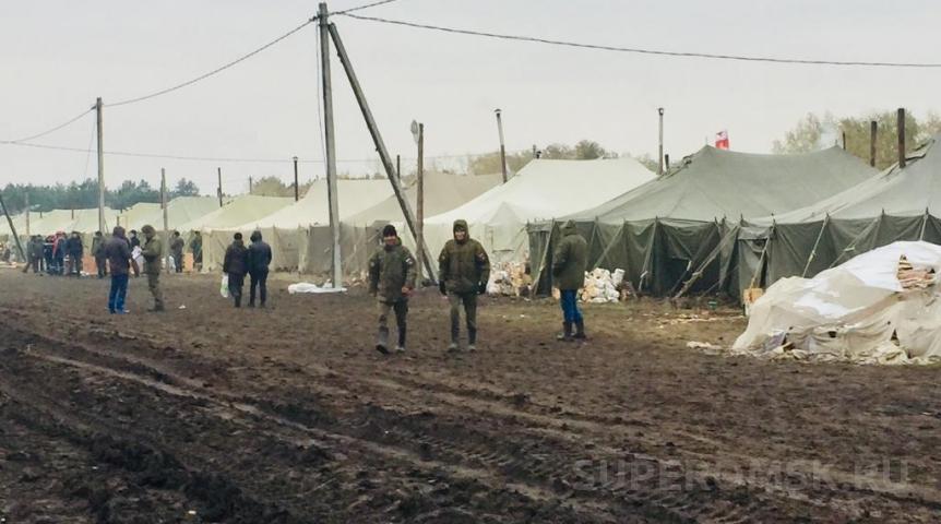 Власть В Омске очевидцы засняли быт мобилизованных
