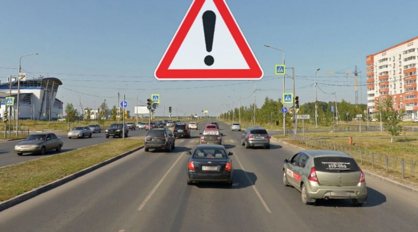 Город В Омске из-за морозов сломался светофор на Левобережье
