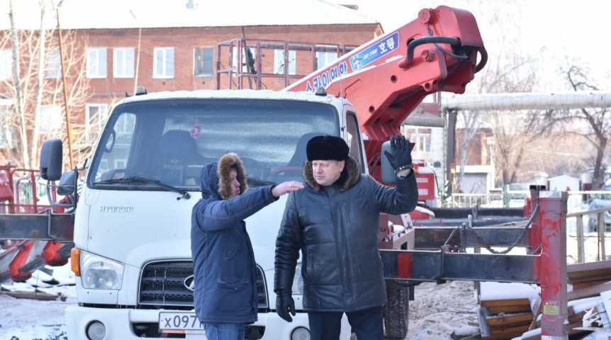 Мэр Омска рассказал о ходе ремонта в 88-й гимназии