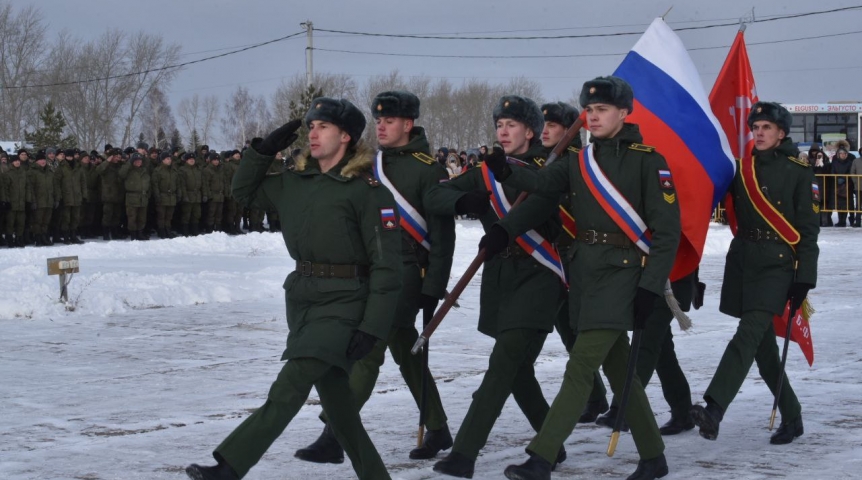 Власть Из Омска в зону СВО отправилась очередная группа мобилизованных