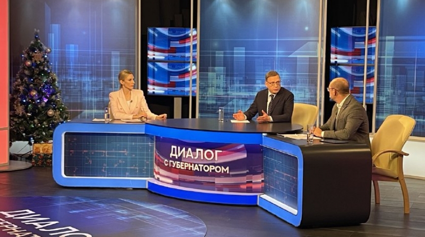 Губернатор Александр Бурков похвалил мэра Омска Сергея Шелеста