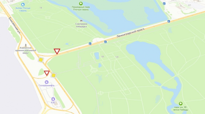 В Омске изменят приоритет движения на развязке улиц Суворова – Енисейская