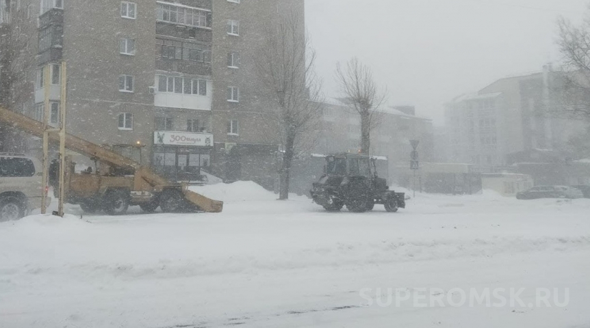 Погода в Омске На Омскую область обрушится буря с мощным снегопадом