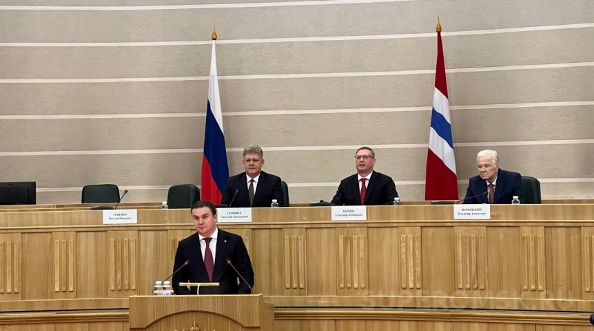 Новости политики Глава Омской области Виталий Хоценко выступил с первой официальной речью