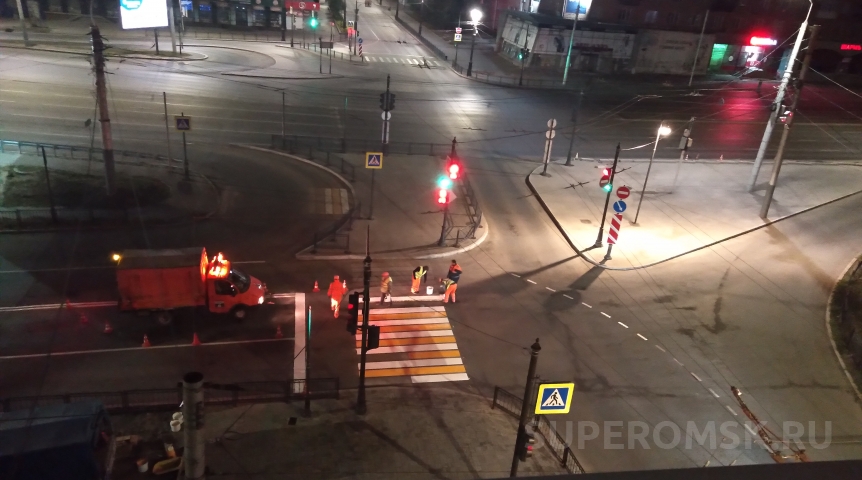 В Омске не нашлось желающих за 10,5 миллиона рублей нанести разметку на дороги