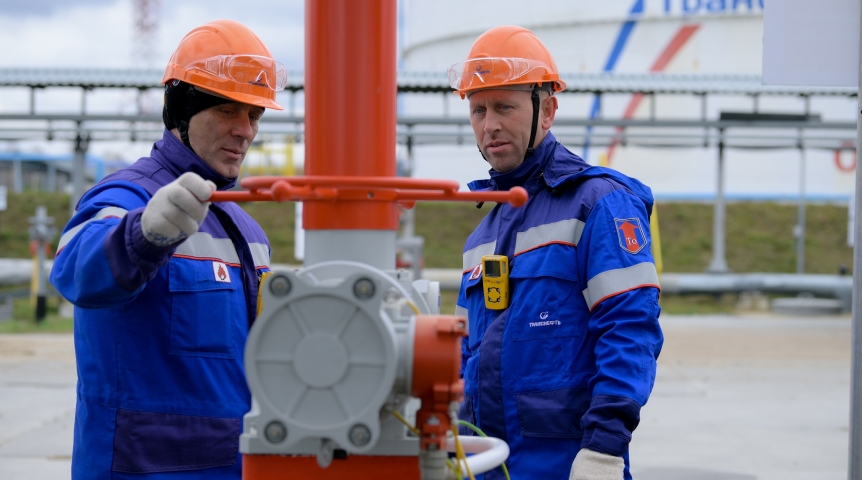 Промышленность Западносибирские нефтетранспортники провели учебную тренировку