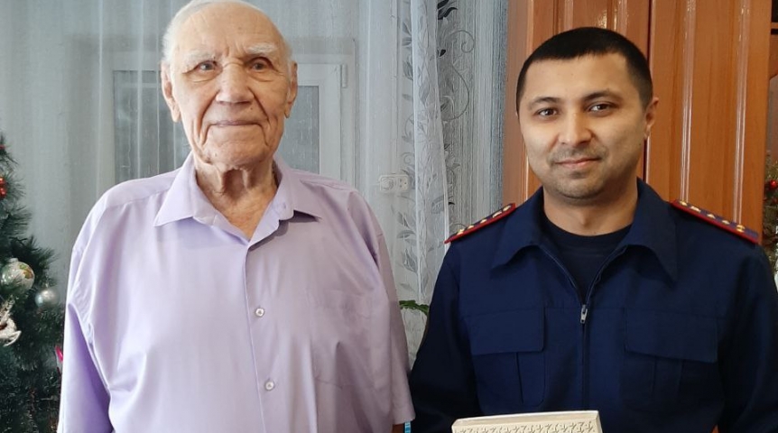 Общество Омского ветерана Великой Отечественной войны поздравили со столетием