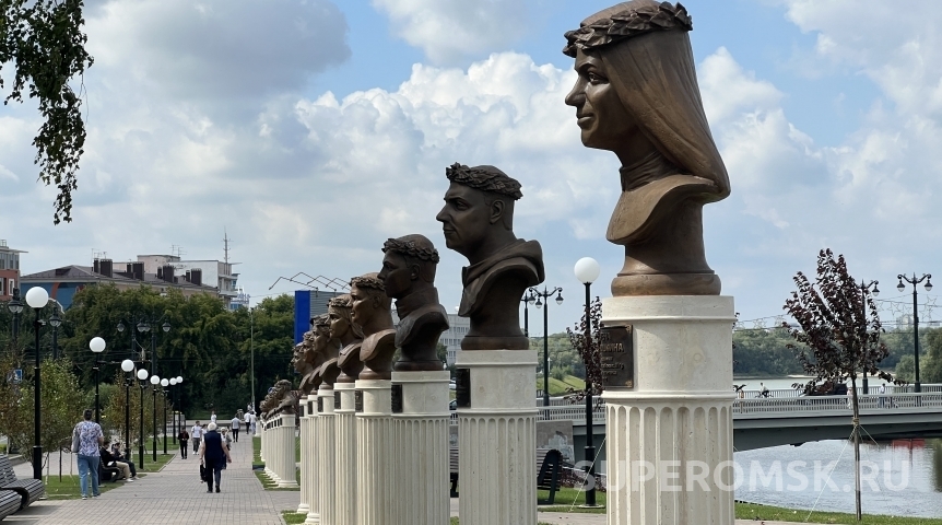 Город Омская «Аллея олимпийцев» станет официальной