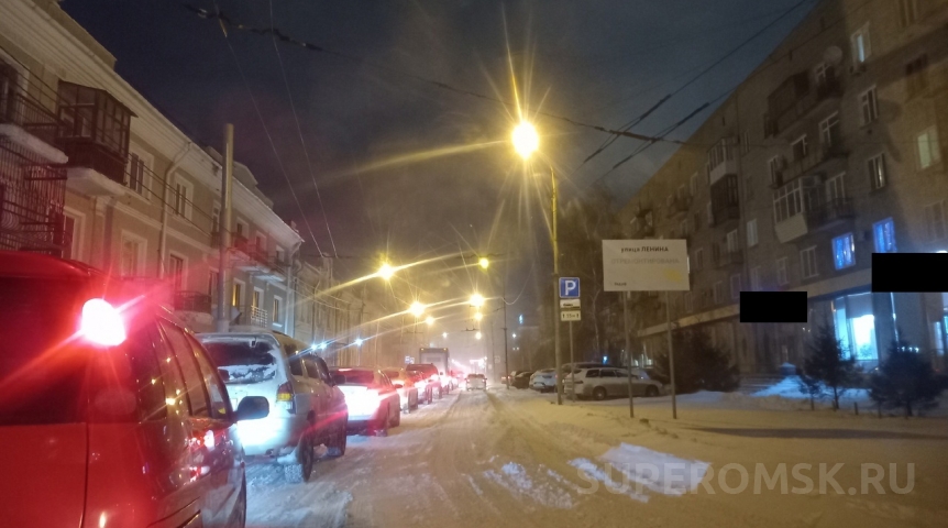Автоновости Омск утром 14 февраля погряз в пробках и авариях