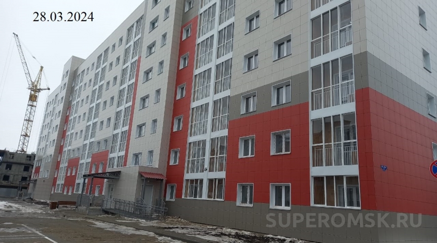 На улице Дианова в Омске ввели в эксплуатацию новый дом