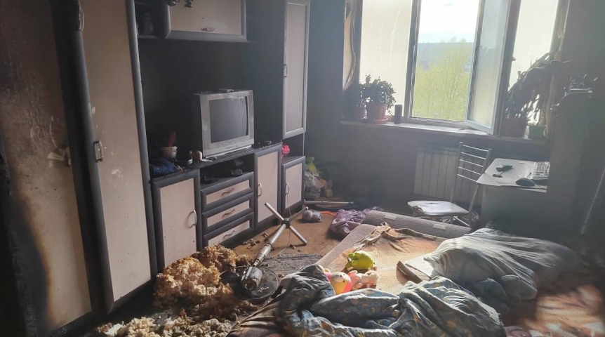 Происшествия в Омске Появились кадры с места пожара в Омске, где насмерть угорел 7-летний мальчик
