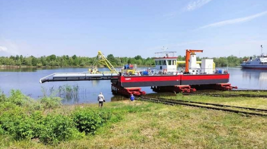 На Иртыш спустили новый корабль под названием «Омич»