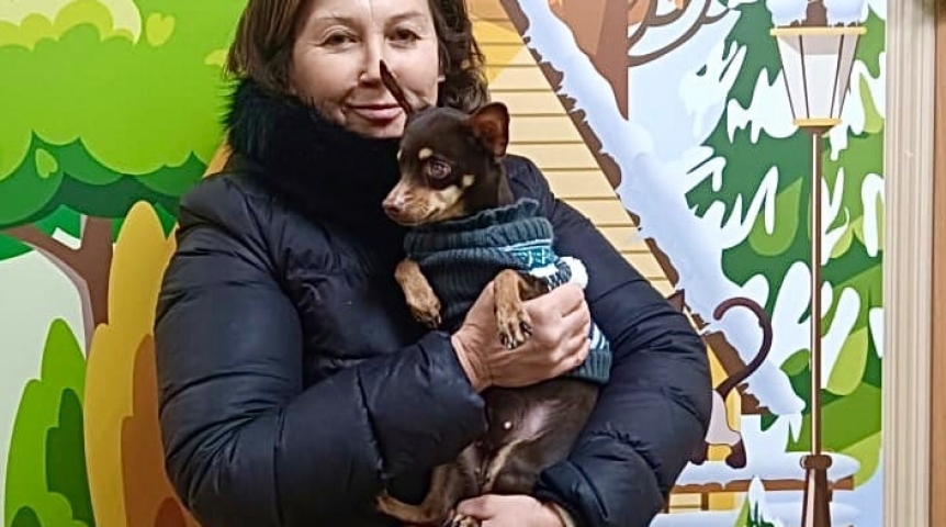 Общество Омская слепая собачка Буся доказала, что зорко одно лишь сердце