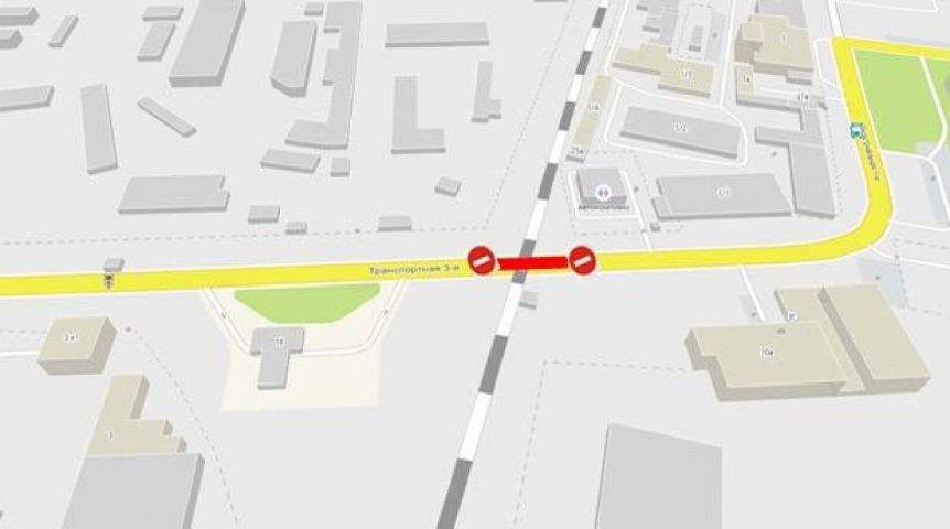Город В Омске изменится маршрут четырех автобусов из-за перекрытия 3-й Транспортной