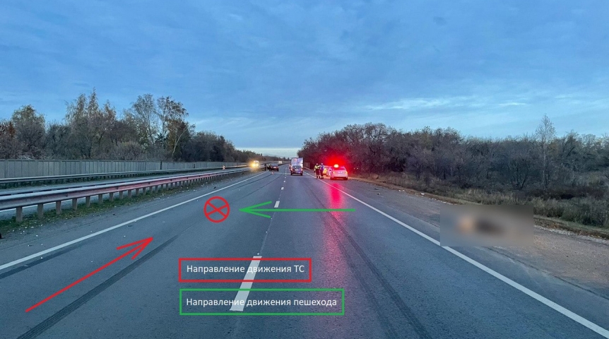 Происшествия в Омске В Омской области на трассе Челябинск – Новосибирск насмерть сбили пешехода