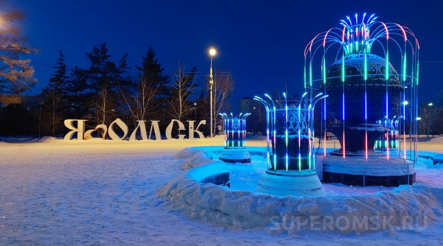 Общество Стали известны места установки светодиодных деревьев в Омске