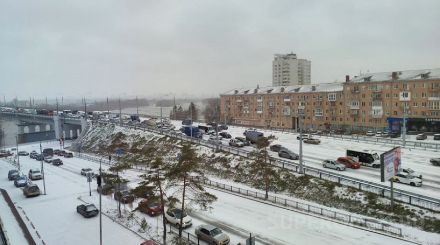 Дептранс сделал заявление для омских водителей из-за снегопада Дептранс сделал заявление для омских водителей из-за снегопада