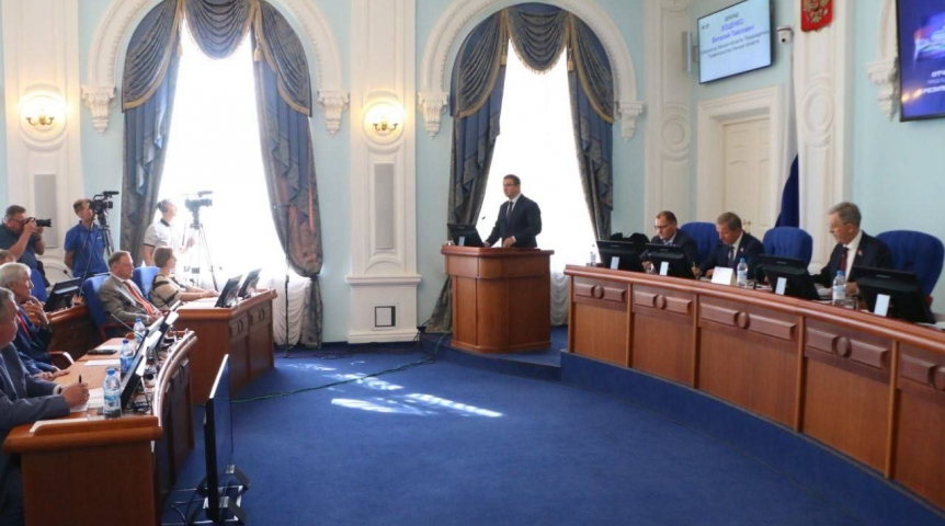 Власть Виталий Хоценко рассказал об укреплении экономического потенциала Омской области в 2024 году