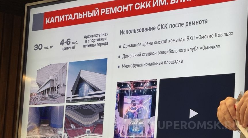 На встрече с журналистами показали облик СКК имени Блинова после ремонта На встрече с журналистами показали облик СКК имени Блинова после ремонта