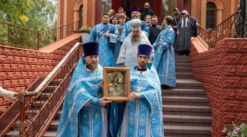 Общество При Дионисии в Ачаирский монастырь вернулась утерянная икона
