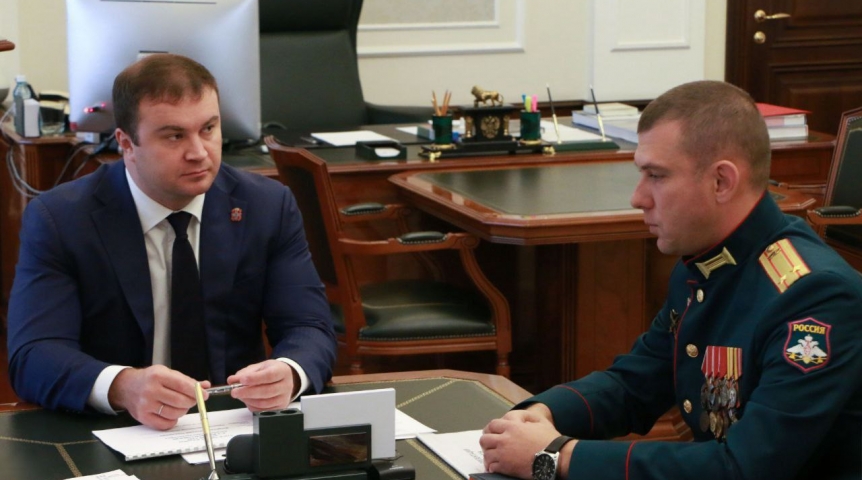 Власть Виталий Хоценко принял участника программы «Время героев» с докладом о стажировке в омском правительстве