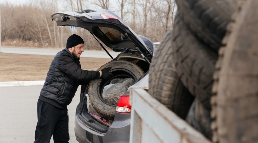 Промышленность ГК «Титан» поддержала региональную акцию по сбору и переработке автомобильных шин