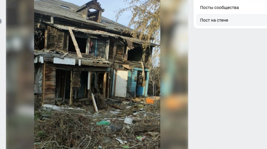Новости недвижимости В мэрии Омска назвали сроки сноса рассыпающегося дома в Кировском округе