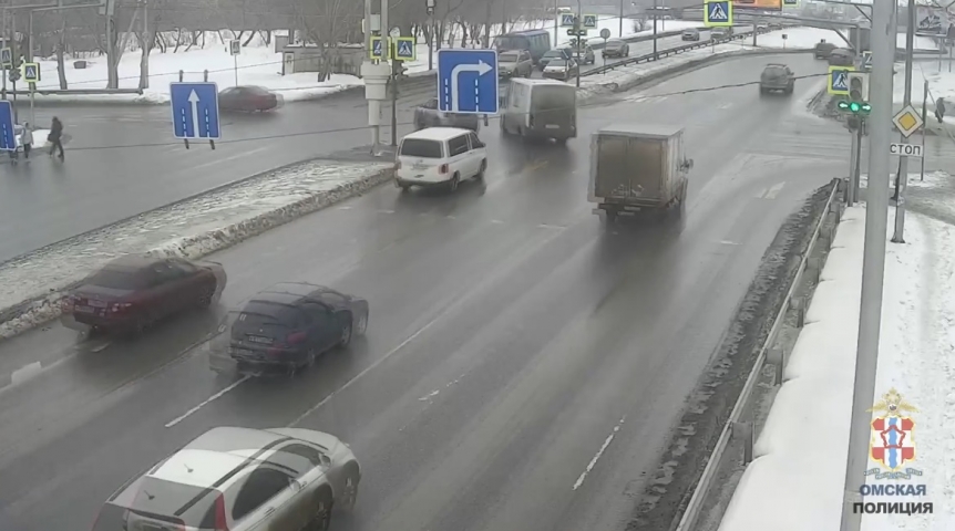 Автоновости Омская маршрутка дважды за день попалась на нарушении под камерой
