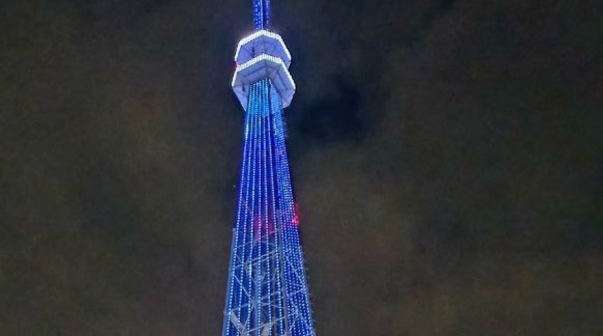 Омская телебашня празднично преобразится к 8 Марта Омская телебашня празднично преобразится к 8 Марта