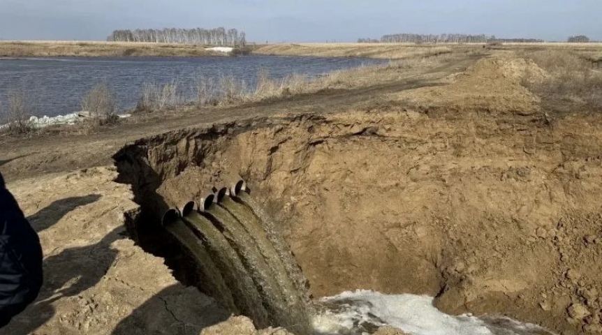 Общество Незаконная дамба угрожает трассе Омск - Тюмень