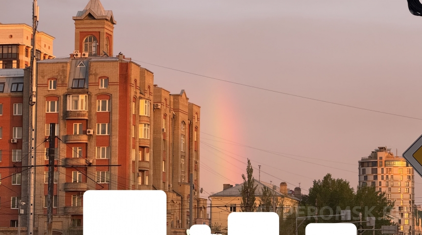 В Омске засняли первое весеннее чудо