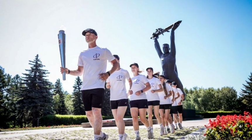 Новости спорта Огонь «Королевы спорта – 2026» отправился из Омска в Полтавку