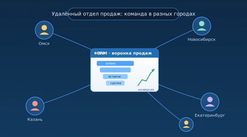 Бизнес-новости Омский бизнес выводит продажи на удаленку: менеджеры без офиса закрывают сделки по всей стране