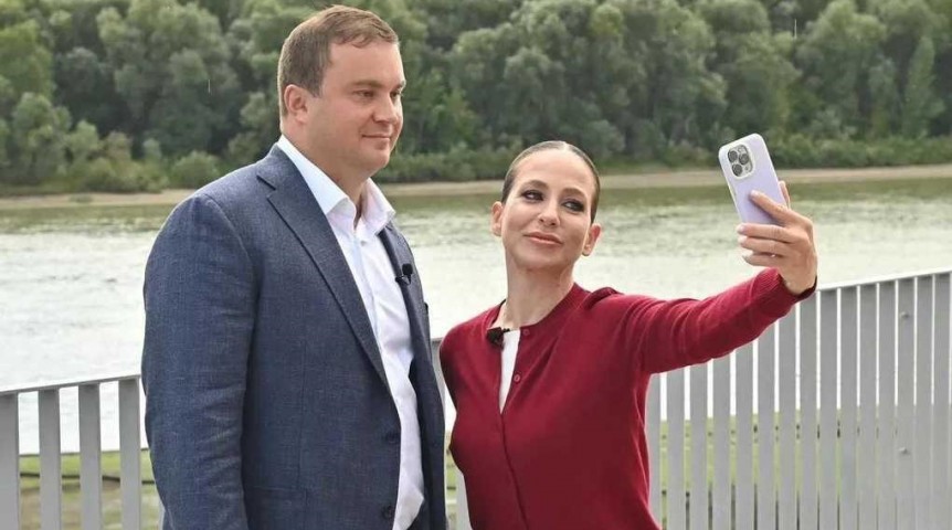 Общество Барановская приехала на съемки с Хоценко в Омске