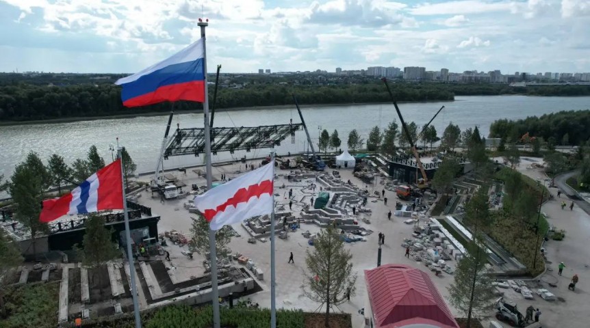 Сбер приглашает на открытие фонтана и набережной в Омске Сбер приглашает на открытие фонтана и набережной в Омске