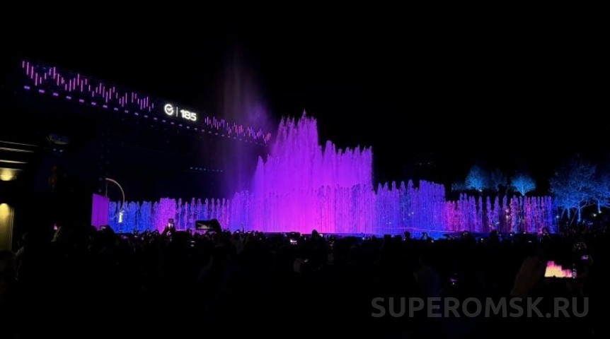 Общество Светомузыкальный режим фонтана Омской крепости включат на час в день