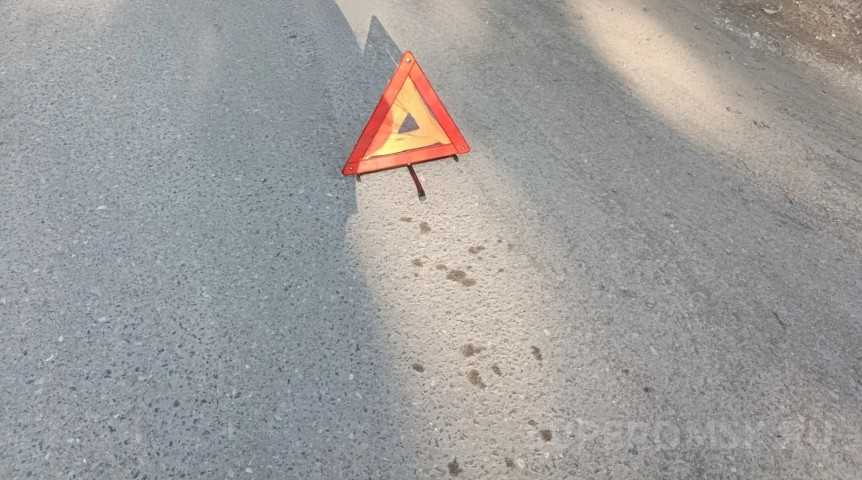 В Омской области в кювете перевернулась машина с детьми