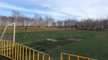 В омском мобилизационном лагере появилось футбольное поле В омском мобилизационном лагере появилось футбольное поле