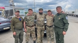 Геннадий Долматов встретился с омскими бойцами в зоне СВО Геннадий Долматов встретился с омскими бойцами в зоне СВО