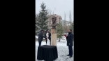 В Омске открыли бронзовый бюст легендарному самбисту Александру Пушнице В Омске открыли бронзовый бюст легендарному самбисту Александру Пушнице