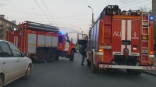 В Омске в аномальные морозы загорелась пилорама В Омске в аномальные морозы загорелась пилорама