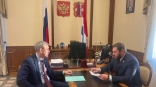 Спикер областного парламента Артемов встретился с омским сенатором Евстифеевым Спикер областного парламента Артемов встретился с омским сенатором Евстифеевым