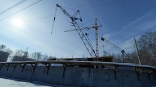 Давно заброшенный объект на Левобережье Омска начали достраивать Давно заброшенный объект на Левобережье Омска начали достраивать