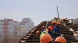 На мосту у Телецентра в Омске начался демонтаж трамвайных рельсов На мосту у Телецентра в Омске начался демонтаж трамвайных рельсов