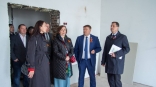 Депутаты областного парламента посетили строящийся Госпиталь для ветеранов войн в Омске