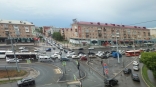 В Омске после мощного урагана скопились жуткие пробки и ДТП В Омске после мощного урагана скопились жуткие пробки и ДТП